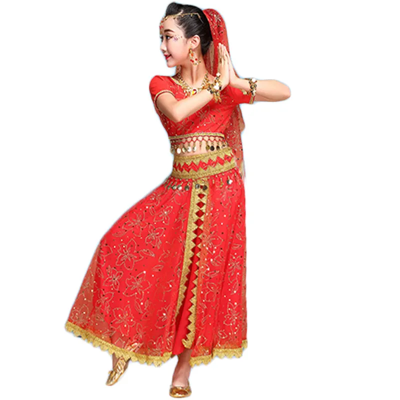 Hot Sale Professional Exotic Dancewear for Girl's belly dance Bollywood outfit