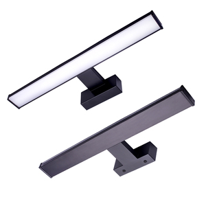 Specchio da Bagno con Illuminazione LED, Applique da Parete in Alluminio, Stile Hollywood con Cristalli - Product Image 4