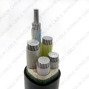 Factory wholesale low voltage power extension cable 1*70mm PVC jacket multi-core aluminum wire electric cable for africa