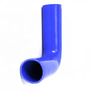 Prezzo di fabbrica 90 gradi tubo tubo in silicone 38mm blu silicone gomito tubo