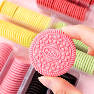 Décoration de gâteau ronde rose Sakura de 220g, insert pour cupcakes, accessoires de pâtisserie pour la décoration de table de desserts à la maison ou en boulangerie - Product Image 5