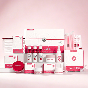 ICONSIGN Camellia Cysteamine <span class=keywords><strong>Kit</strong></span> Coreano per <span class=keywords><strong>Laminazione</strong></span> Ciglia e Sopracciglia 2in1 Senza Colla con Polvere Lami Mix per Lash Lift - Product Image 1