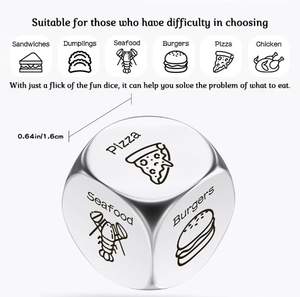 Dados Creativos de Acero Inoxidable, Dados Divertidos para Tomar Decisiones, Regalo para Parejas, para Personas Indecisivas, Venta al por Mayor Personalizada - Product Image 6