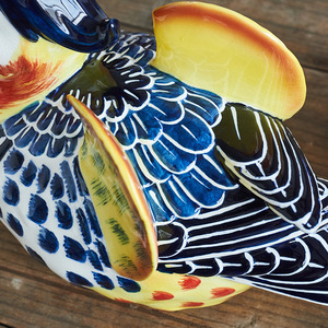 Céramique Couple Mandarin <span class=keywords><strong>Canard</strong></span> Ornements Décoration de La Maison Salon Chambre Artisanat Bénédiction Chinoise Cadeau De Mariage Sculpture Animale - Product Image 6