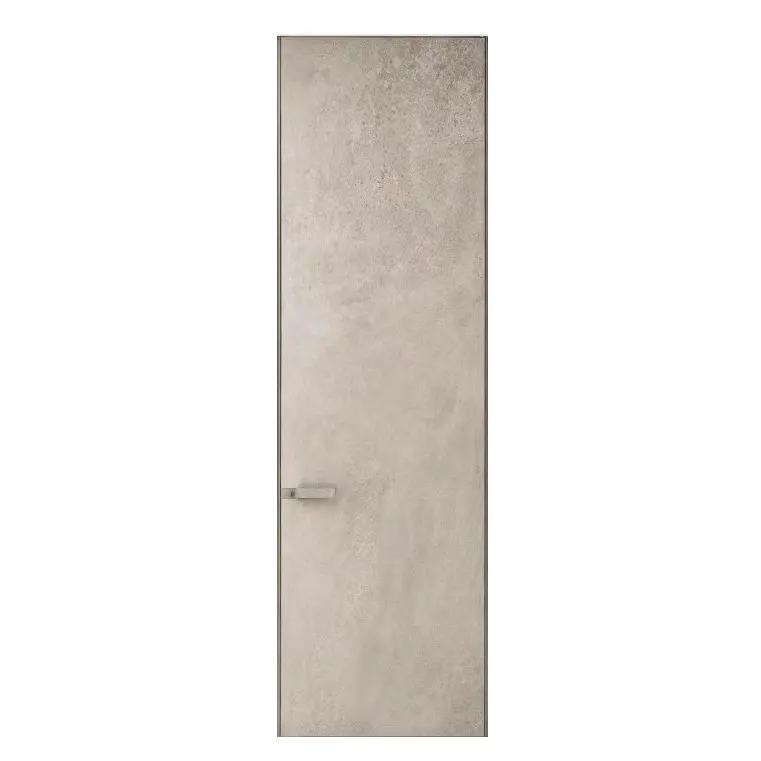 Puertas de melamina de grano de mármol de diseño de puerta de dormitorio moderno para interiores de casas