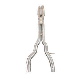 Sistema de Escape Catback Duradero para Jaguar <span class=keywords><strong>F</strong></span>-<span class=keywords><strong>Type</strong></span> 3.0t <span class=keywords><strong>5.0</strong></span>, Sección Media, Modelos Coupé y Accord, Rendimiento Ss304 2018-2023 V - Product Image 1