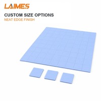 Coussin en silicone thermique conducteur souple personnalisé pour la dissipation thermique électronique et le remplissage des espaces de dissipateur thermique