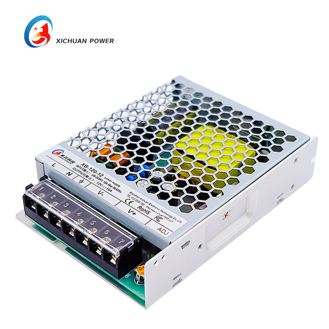 Industrial Grade AC-DC Power Supply 120W High Efficiency Switching 12V 10A Single Output 50/60Hz CE for 3-Year Warranty
