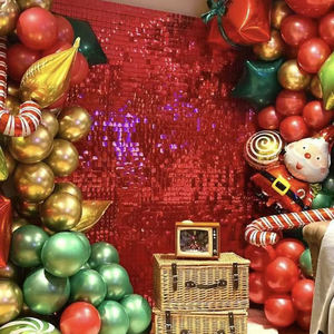 Paneles de Lentejuelas de Plástico, 25 Piezas por Caja, Decoración de Pared Brillante para Bodas, Fiestas de <span class=keywords><strong>Cumpleaños</strong></span> y <span class=keywords><strong>Eventos</strong></span>, Nuevo, Disponible en Almacén <span class=keywords><strong>Local</strong></span> de EE. UU. - Product Image 1