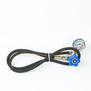 Xingchenrui CQJ-16 Air Inflation Tool 1.5M Analog <b>Gauge</b> Tubular Installation Gas Pressure 16MPa - Product Image 3