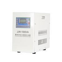 Stabilisateur de tension AC monophasé haute précision JJW 1-20KVA pour usage industriel, efficacité de 92%, protection contre les surtensions/surcharges/courts-circuits