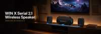 Système audio home cinéma 2.1 étanche IP66, haut-parleur TV et accessoire d'équipement vidéo avec enceintes satellite