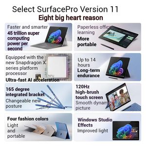<span class=keywords><strong>Surface</strong></span> Pro 11 2025, una computadora portátil empresarial delgada y ligera con pantalla táctil de <span class=keywords><strong>13</strong></span> pulgadas completamente nueva. - Product Image 2
