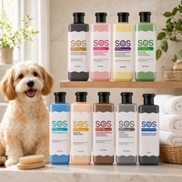Shampoo pour chien SOS 530ml Formule désodorisante et blanchissante pour chiens à poils blancs Utilisation en salle de bain