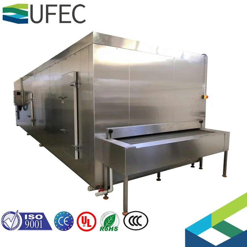 automatic blast tunnel quick freezer tunnel blast freezer iqf machine strawberries