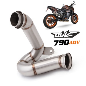 Silencieux d'échappement pour moto <span class=keywords><strong>KTM</strong></span> DUKE790 Duke 890R CF800MT <span class=keywords><strong>790ADV</strong></span> avec retrait du tambour dans la section centrale - Product Image 1