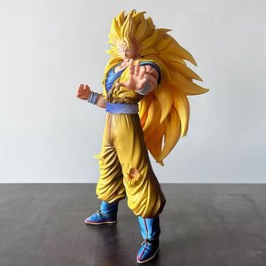Figurines de collection <span class=keywords><strong>Dragon</strong></span> <span class=keywords><strong>Ball</strong></span> Super Saiyan Son Goku, décorations élégantes, statues de dessins animés, nouveau style - Product Image 5