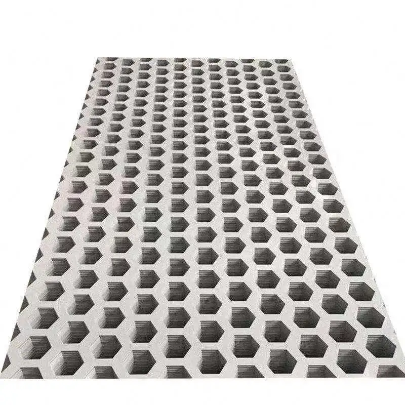 sheet metal perforating machine 6mm stainless steel perforated coated wire mesh