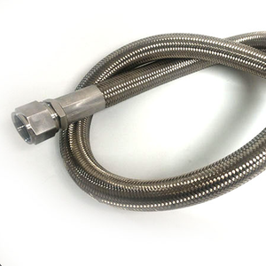 Manguera trenzada de PTFE SAE100 R14 Alambre de acero inoxidable de presión de alta temperatura 316L AN6 Corrugado Flexible para dispositivos médicos - Product Image 1