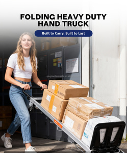 TIANHAIDA 3 in 1 Troli Lipat Aluminium Tugas Berat yang Dapat Diubah Menjadi Gerobak Dorong dengan Roda Tiup dan Pegangan Ergonomis untuk Konstruksi - Product Image 5