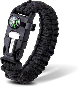 Yumai — <span class=keywords><strong>bracelet</strong></span> de survie en nylon, 5 en 1, pour extérieur, personnalisé, réglable, pour feu, <span class=keywords><strong>paracorde</strong></span>, fermoir en silex, 550, vente en gros - Product Image 2