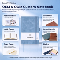 Carnet de notes Dairy Journals, agenda spirale, planificateur de vie 365 jours, impression de logo personnalisé, vente en gros OEM pour cadeaux d'entreprise et de bureau