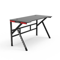 Table de jeu PC en métal de haute qualité avec surface en bois pour gamer, échantillon gratuit en gros