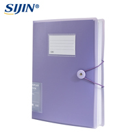 Carpeta de Archivo A4 para Estudiantes con Inserto Transparente de PVC Multicapa, Carpeta de Presentación de Hojas Sueltas para Almacenamiento de Exámenes