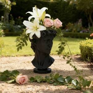 Vaso in Plastica Stampato in 3D Design Moderno di Metà Secolo Decorazione per Interni ed Esterni Impermeabile per Fiori - Product Image 4