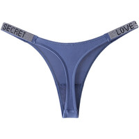 Vente en gros usine : Culottes et strings sexy pour femmes, collection Love Secret, taille basse, unies, tissées, à fines lanières, sans couture et respirantes