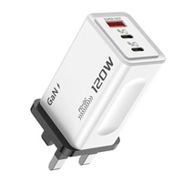 Chargeur PD 120W, charge rapide QC 3.0, USB Type C, chargeur rapide, prise US, adaptateur secteur USB-C 120W