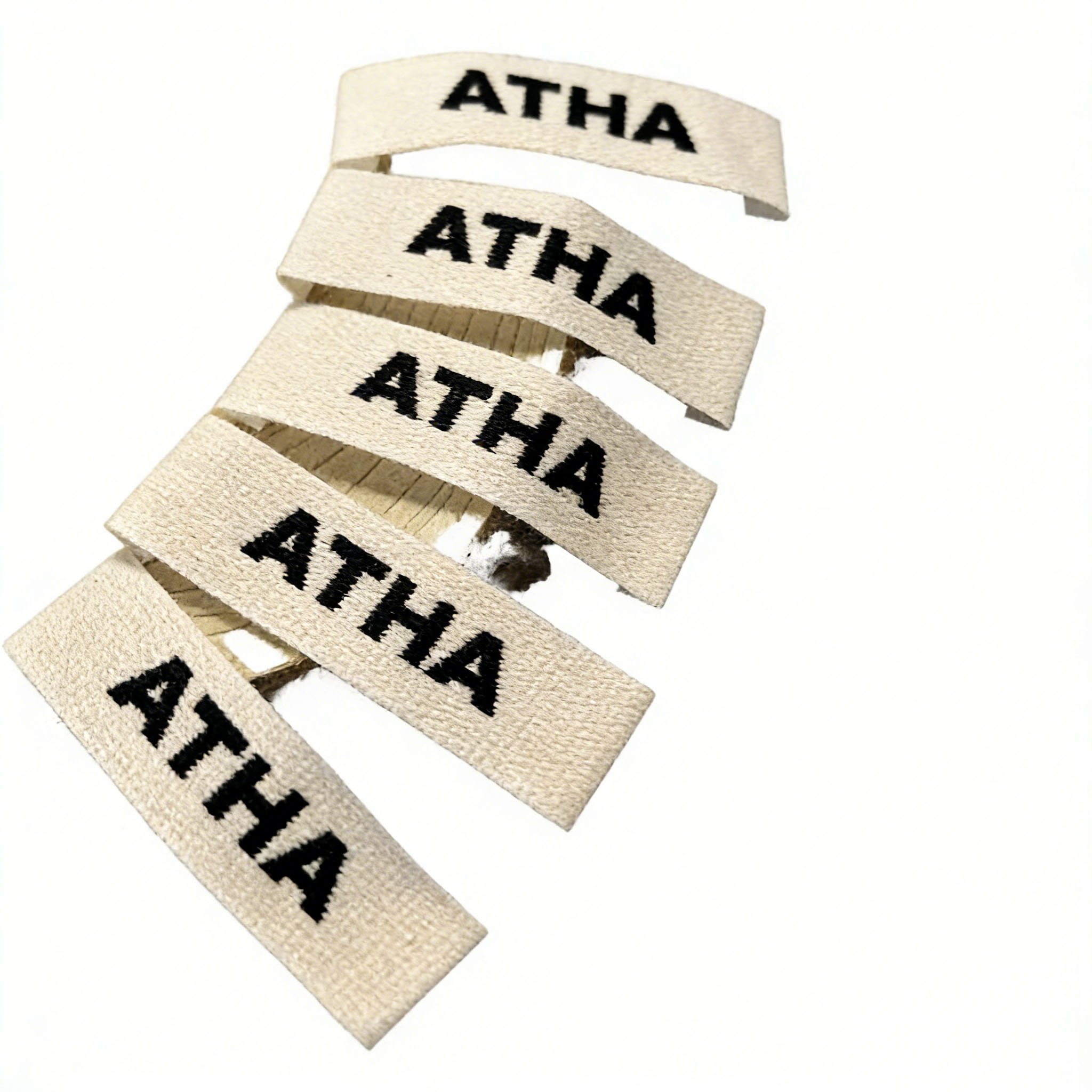 Customizable Clothing Brand Name Label, Woven Clothing Label, Printed Clothing Label