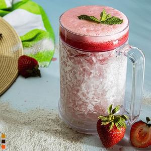 16 oz Clear 2er Pack Isolierte doppelwandige gel gefüllte altmodische Trinkbiergläser Gefrier schrank Stein becher für BBQs-Partys - Product Image 6