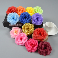 Großhandels preis Künstlicher Blumen kopf 3,14 Zoll Seiden rose Für Hochzeit Geburtstags feier Blume Wand Kopf bedeckung