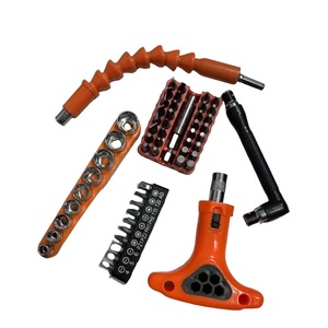 T-Handle <b>Screwdriver</b> <b>Set</b> 1/4 In Socket <b>Bit</b> Kit With Flexible Shaft And L-Shaped Wrench For Home Repair - Product Image 1