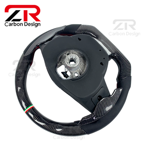 Volante Deportivo Personalizado de Fibra de Carbono para <span class=keywords><strong>Jaguar</strong></span> XF con Levas de Cambio para XFR F-Type XK XKR-S Coupé XE XJ X-Type - Product Image 6