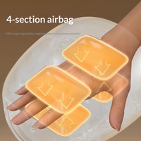 Masseur de main intelligent portable LUYAO S16A avec chaleur, compression d'air légère, minuterie et batterie longue durée