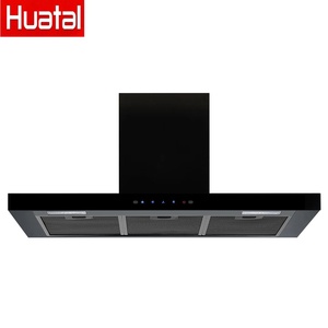 <span class=keywords><strong>Hotte</strong></span> aspirante Huatai Full Black T-shape à commande tactile, éclairage LED lumineux, triple filtre en aluminium, forte aspiration, <span class=keywords><strong>silencieuse</strong></span> - Product Image 1