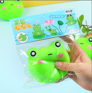 Pelota Antiestrés de Rana Animal Adorable, Juguete Sensorial Blandito para Aliviar la Ansiedad, Recuerdo de Fiesta para Niños y Niñas - Product Image 3