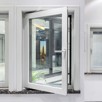 Nouvelle Arrivée Fenêtres à Battants en Aluminium à Double Vitrage Certifiées CE avec Moustiquaire Magnétique Écoénergétique pour Cuisine, Salle de Bain, Hôtel