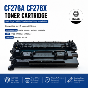 Cartouche de toner noir CF276A CF276X 76A 76X pour HP LaserJet Pro M404 M404n M404dn M404dw MFP M428 M428fdn M428fdw M406dn <span class=keywords><strong>M430f</strong></span> - Product Image 1