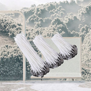 100% Natürliches Sojawachs Großhandel Weiße Kerzendochte DIY Baumwolldocht mit Basis Sandperlen-Wachskerzen DC-Kerzen - Product Image 3