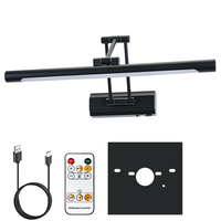 Lampe murale LED rechargeable en gros, lumière d'art à trois couleurs à intensité variable, lampe murale intérieure pour la décoration de la maison et de l'hôtel