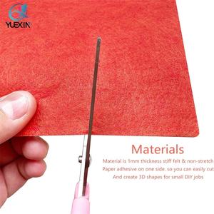 Feutre <span class=keywords><strong>de</strong></span> couleurs avec support auto-adhésif tissu feutre collant pour l'artisanat - Product Image 4