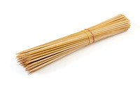 Bâtonnets de brochettes jetables en bambou pour barbecue, 30cm, 40cm, 50cm, pour grillades, viande, outils de barbecue, emballage personnalisé, biodégradables, vente en gros