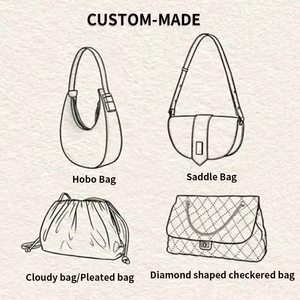 ที่กําหนดเองราคาขายส่งกระเป๋าถือคุณภาพสูงสําหรับผู้หญิงหรูหราโลโก้ที่กําหนดเองหรูหรานูนทุกอย่างCrossbody Made Tote Bag - Product Image 5