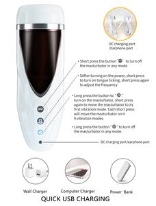 Otomatik ısıtma erkek mastürbasyon kupası gerçekçi dil ağız vajina kedi yalama Vibrating titreşimli Oral Oral tor seks oyuncak - Product Image 3