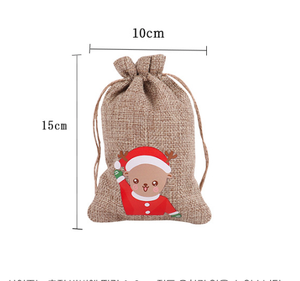 Custom Logo and Pattern Cute High Quality Eco-friendly Christmas <b>Gift</b> Bag Christmas Storage Bag Santa Sack - Product Image 4