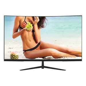 Tecmiyo Desktop computer monitor 32 inch 2k resolution 2560*1440 165hz curved gaming monitor