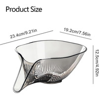 Panier de drainage multifonctionnel, entonnoir de vidange, bol de nettoyage de fruits avec passoire, récipient pour légumes et fruits